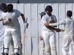 Rest of India claim the Irani Trophy against all odds in Mumba. BCCI