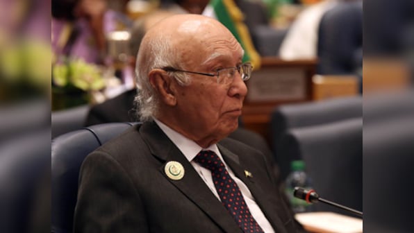 Sartaj Aziz to brief Pakistan National Assembly on 'Indian spy'