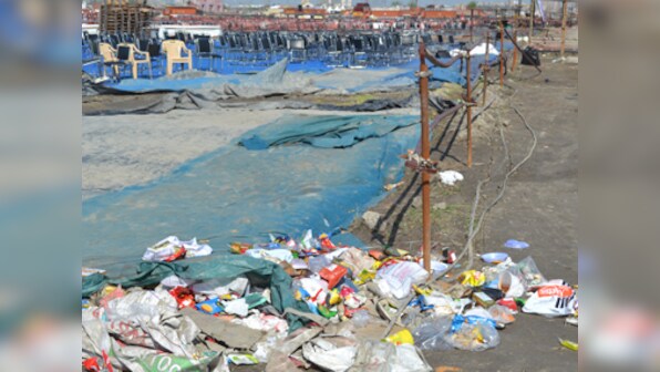 World Culture Festival: After the extravagance come piles of garbage on the Yamuna floodplains
