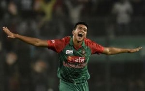 Bangladesh pacer Taskin Ahmed. AFP