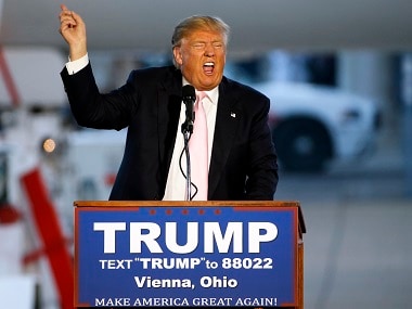 Republican presidential candidate Donald Trump. AP