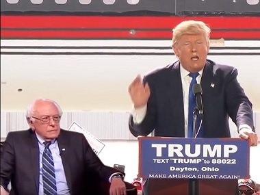 Remember when Sanders scared the life out of Trump? Firstpost blows open the lid on that mystery Remember when Sanders scared the life out of Trump? Firstpost blows open the lid on that mystery