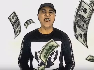 Baba Sehgal in his new video. Screenshot taken from YouTube video.