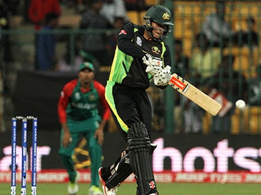 Usman Khawaja's half-century guided Australia to a win against Bangladesh. Solaris Images