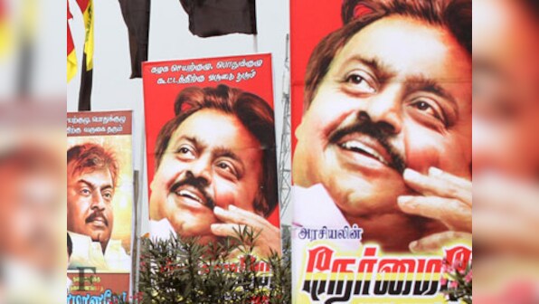 DMDK women's wing leader and Vijayakant's wife Premalatha booked for 'instigating'  voters to take money for their votes