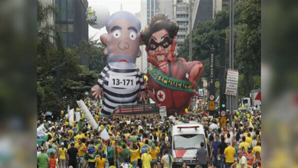 Brazil: Millions protest for President Rousseff's to resign as economic crisis deepens