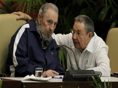File photo, Fidel Castro, left, and Cuba's President Raul Castro. AP