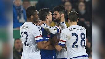 Doing a Suarez? Costa denies biting Barry during Everton-Chelsea FA Cup clash
