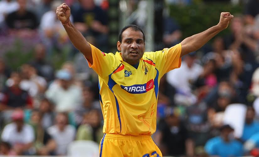 Joginder Sharma with Chennai Super Kings in IPL. Getty