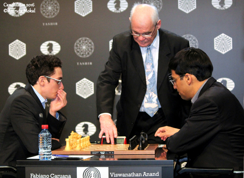 Candidates Chess: Vishy Anand stunned by Caruana, crucial next game against Karjakin today Candidates Chess: Vishy Anand stunned by Caruana, crucial next game against Karjakin today