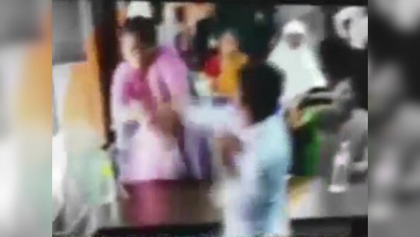 Watch: JDS leader in trouble after slapping woman during party meet in Karnataka