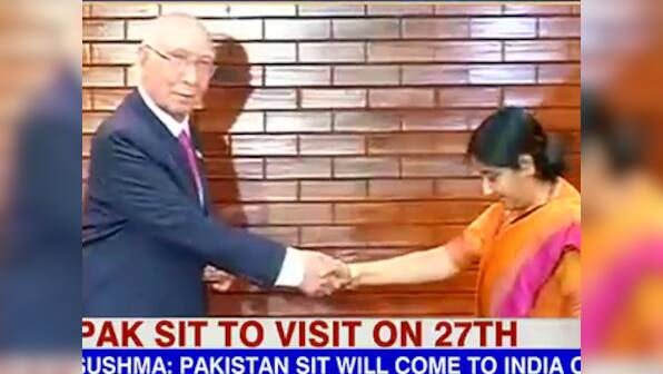 Pakistan probe team will arrive in India on 27 March to investigate Pathankot attack: Sushma Swaraj