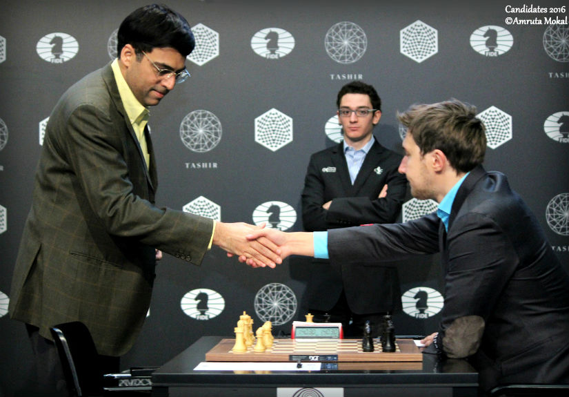 Vishy fights back: Anand beats Karjakin to jump back into joint lead in Candidates Chess Vishy fights back: Anand beats Karjakin to jump back into joint lead in Candidates Chess