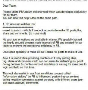 Screenshot of the alleged email that was circulated through WhatsApp (click to expand)