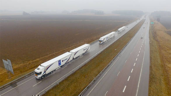 Autonomous fleet of trucks complete 2000+km excursion across Europe Autonomous fleet of trucks complete 2000+km excursion across Europe