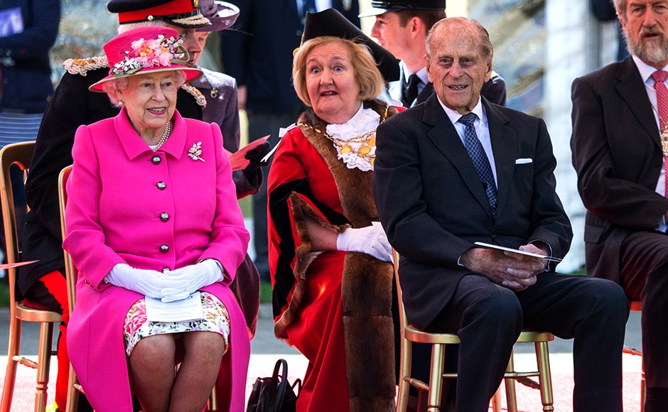 Queen Elizabeth and Prince Philip officially open the new bandstand at Alexandra Gardens. Reuters Queen Elizabeth and Prince Philip officially open the new bandstand at Alexandra Gardens. Reuters