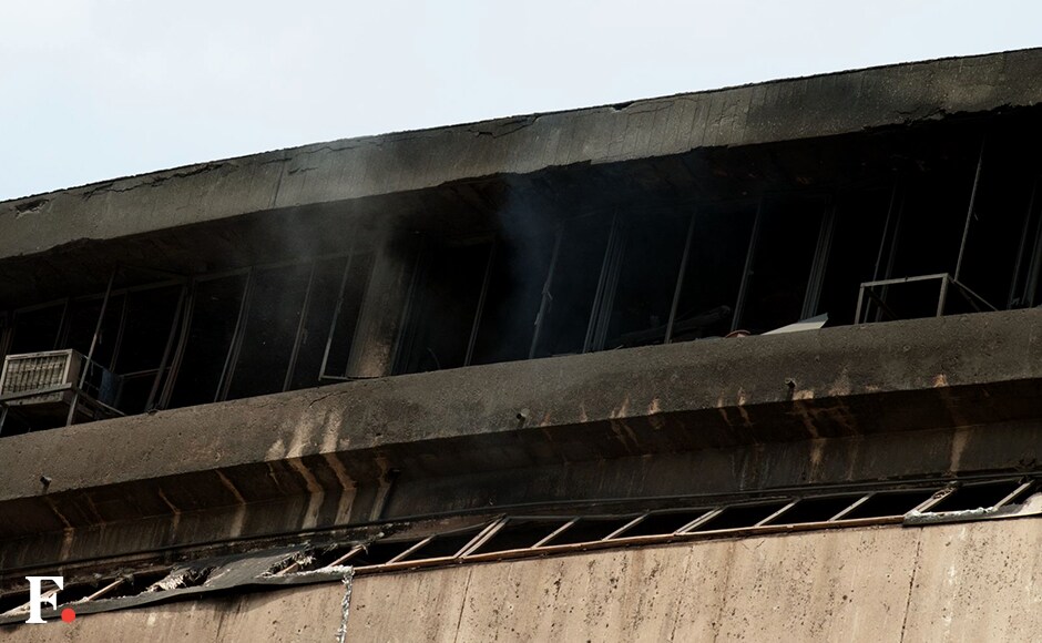 Fire gutted the building of National Museum of Natural History Naresh Sharma/Firstpost Fire gutted the building of National Museum of Natural History Naresh Sharma/Firstpost