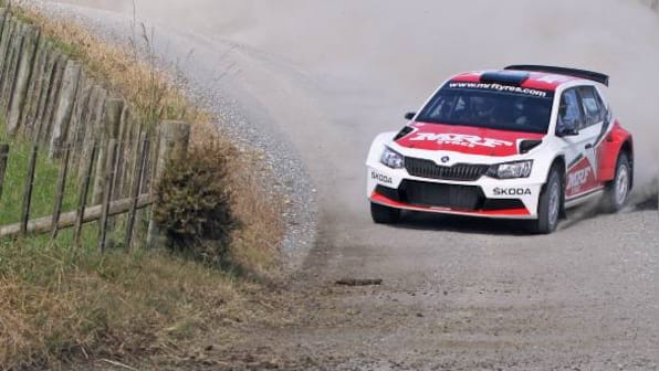 APRC 2016: Gill tops pre-season test in Team MRF Skoda Fabia R5