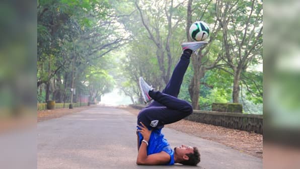 Dance like a man: How freestyle football trickery has changed Aarish Ansari's life