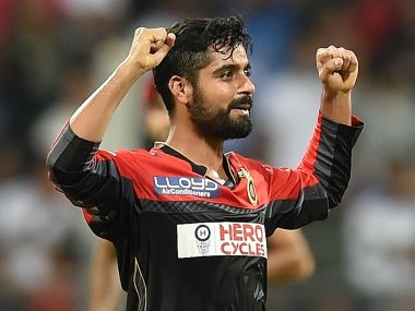 RCB off-spinner Iqbal Abdulla. AFP