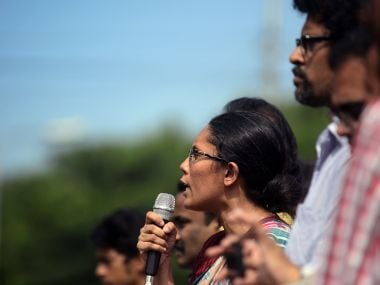 People protesting previous Bangladesh bloggers' deaths. AFP
