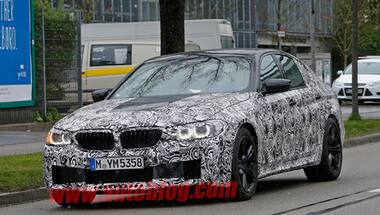 Spied: BMW M5 facelift caught testing