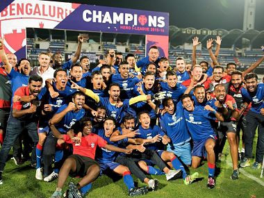 Champions again! Bengaluru FC beat Salgaocar to seal second title in three years Champions again! Bengaluru FC beat Salgaocar to seal second title in three years