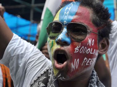 Bodoland stir regains momentum, leads to blockade of Assam national highways by protestors Bodoland stir regains momentum, leads to blockade of Assam national highways by protestors