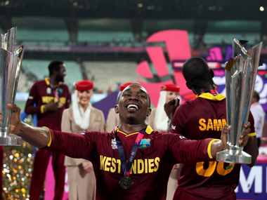 'Champion' helped inspire West Indies to World T20 victory, says Dwayne Bravo 'Champion' helped inspire West Indies to World T20 victory, says Dwayne Bravo