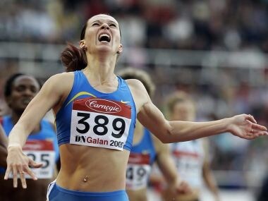 File photo of Russian runner Tatyana Andrianova, who is one of the banned athletes.