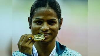 Dutee Chand breaks two national record, misses Olympic qualification by 0.01 second