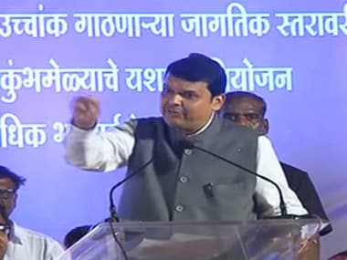 Maharashtra Chief Minister Devendra Fadnavis speaking during a rally in Nashik. YouTube