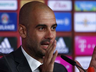 Bayern Munich coach Pep Guardiola. Reuters