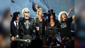 Say hello to the reunited Guns 'n' Roses: Axl Rose and Slash perform together after two decades