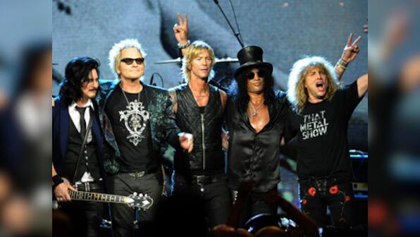 Say hello to the reunited Guns 'n' Roses: Axl Rose and Slash perform together after two decades