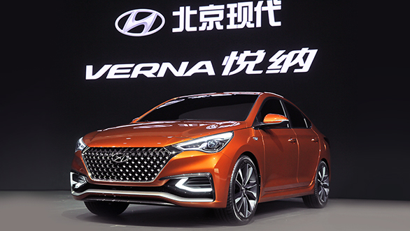 2016 Beijing Motor Show: India-bound 2017 Hyundai Verna concept unveiled 2016 Beijing Motor Show: India-bound 2017 Hyundai Verna concept unveiled