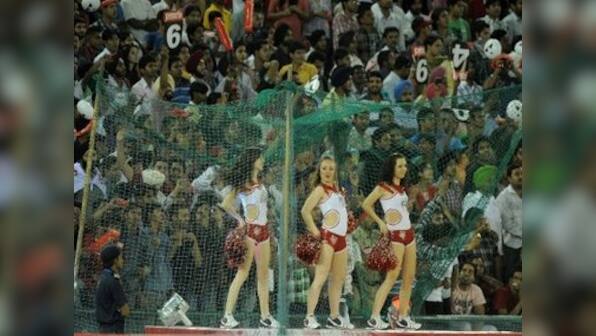 Protesters try to damage pitch at Rajkot stadium to protest holding of IPL matches