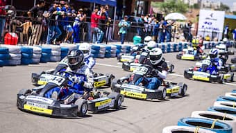 Aanjan Patodia takes double win in Round One of the JK Tyre IndiKarting National Series