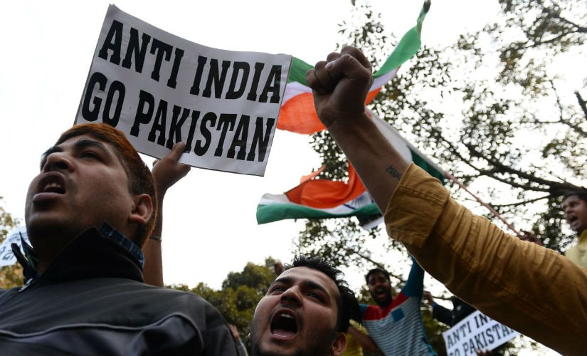 The JNU row took place after protests erupted against a pro-Afzal Guru event on 9 February. AFP