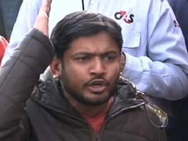 Kanhaiya Kumar alleged that a man tried to strangulate him inside a Jet Airways aircraft. PTI