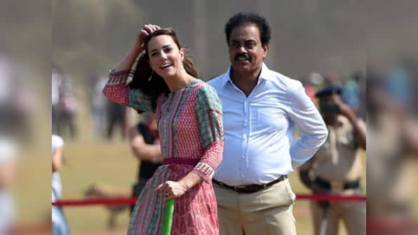 Watch: Kate Middleton plays cricket at Oval Maidan with Sachin Tendulkar cheering her on