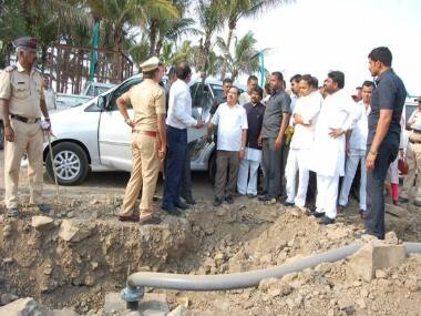 Eknath Khadse Latur visit: VVIP entourage at disaster sites defies the logic of crisis management
