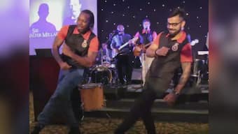 Watch: RCB stars Virat Kohli and Chris Gayle dance together to Shane Watson's music