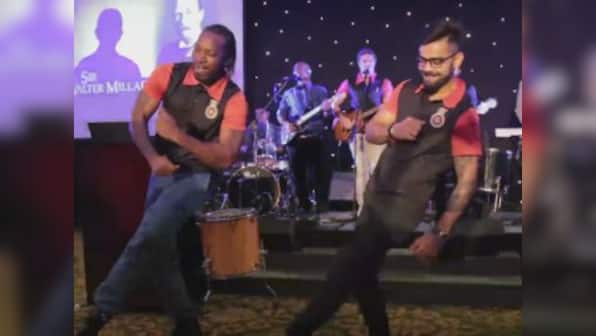 Watch: RCB stars Virat Kohli and Chris Gayle dance together to Shane Watson's music