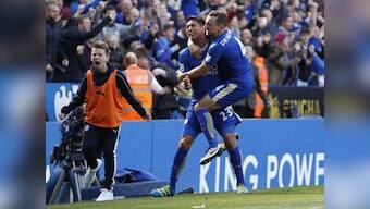 Stuff of champions: Ten-men Leicester City eke out last-gasp equaliser against West Ham, maintain title charge