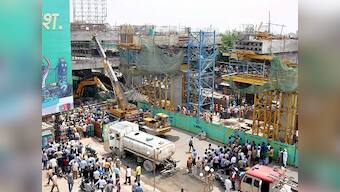 Lucknow Metro shuttering collapse: Number of injured rises to eight