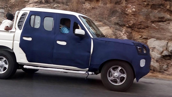 Spied: 2016 Mahindra Scorpio Getaway spotted testing in India Spied: 2016 Mahindra Scorpio Getaway spotted testing in India