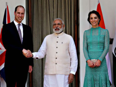'A royal summer in Delhi': PM Modi hosts Prince William, Dutchess Kate at Hyderabad House 'A royal summer in Delhi': PM Modi hosts Prince William, Dutchess Kate at Hyderabad House