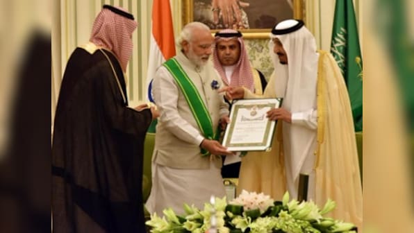 Modi in Saudi Arabia: PM gifts King Salman miniature of Kerala mosque built by Arab traders
