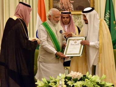 Modi in Saudi Arabia: PM gifts King Salman miniature of Kerala mosque built by Arab traders